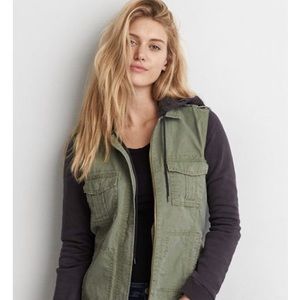 FINAL SALE American Eagle Canvas Utility Jacket